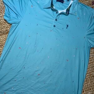 William Murray Golf Teal Polo Shirt